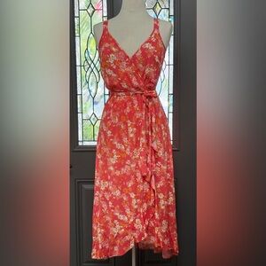 Naïf Floral Faux Wrap Dress